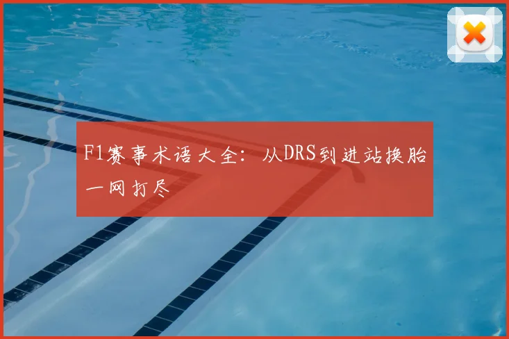 F1赛事术语大全：从DRS到进站换胎一网打尽